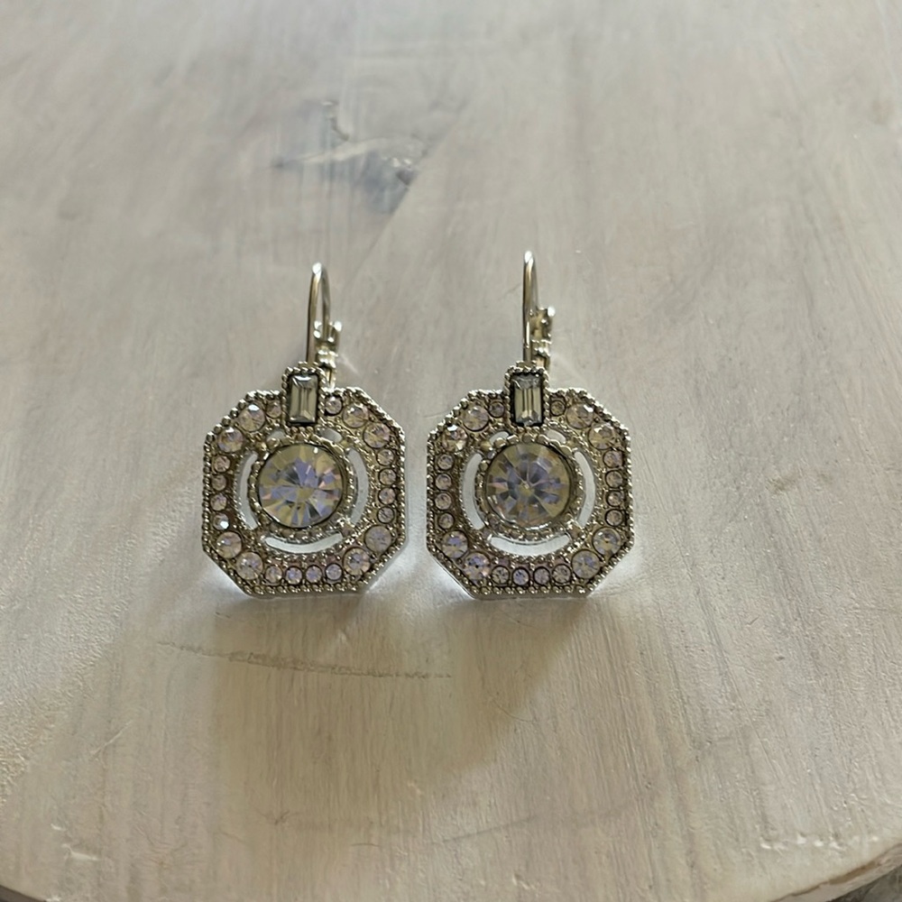 Vintage silver drop earrings